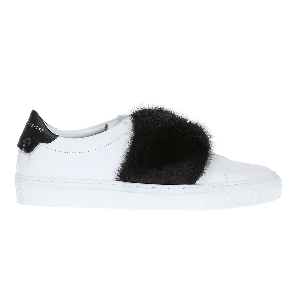 Givenchy Urban Street Sneakers with Fur Size 36